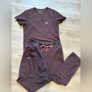 Figs Women's Scrub Set Espresso